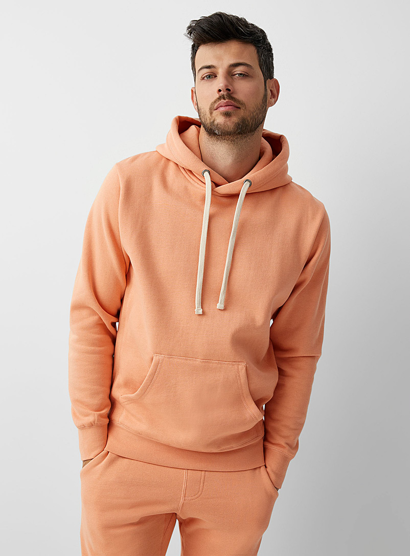 Le 31 Tangerine Eco-friendly minimalist hoodie for men