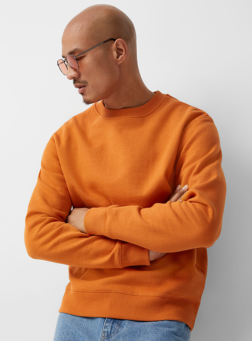 Le 31 Copper Eco-friendly minimalist sweatshirt for men