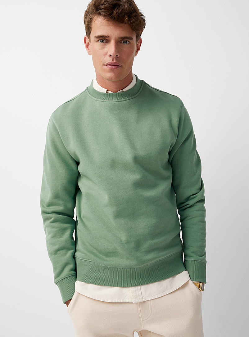 Le 31 Green Eco-friendly minimalist sweatshirt for men