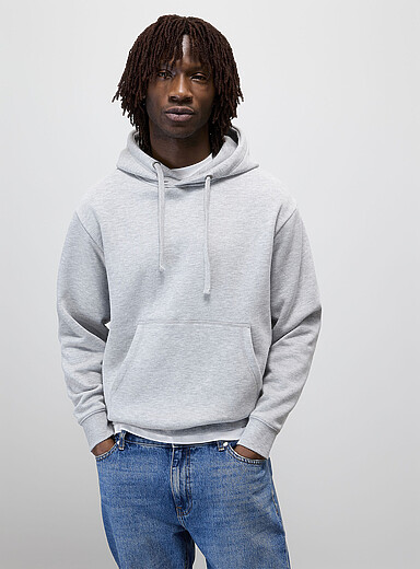 Fleece-lined raglan hoodie