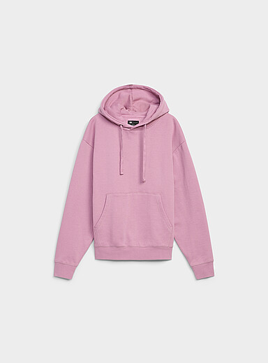 Le 31 Pink Brushed-underside hoodie for men