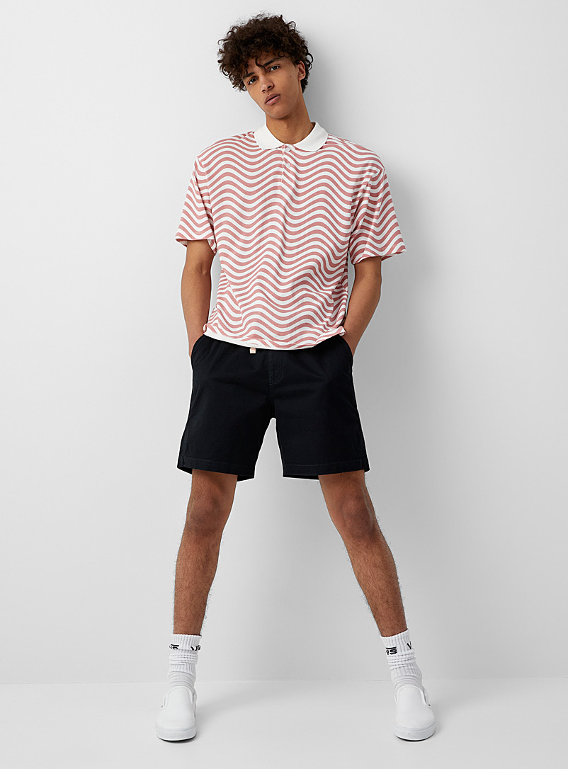 Stretch twill pull-on short | Djab 