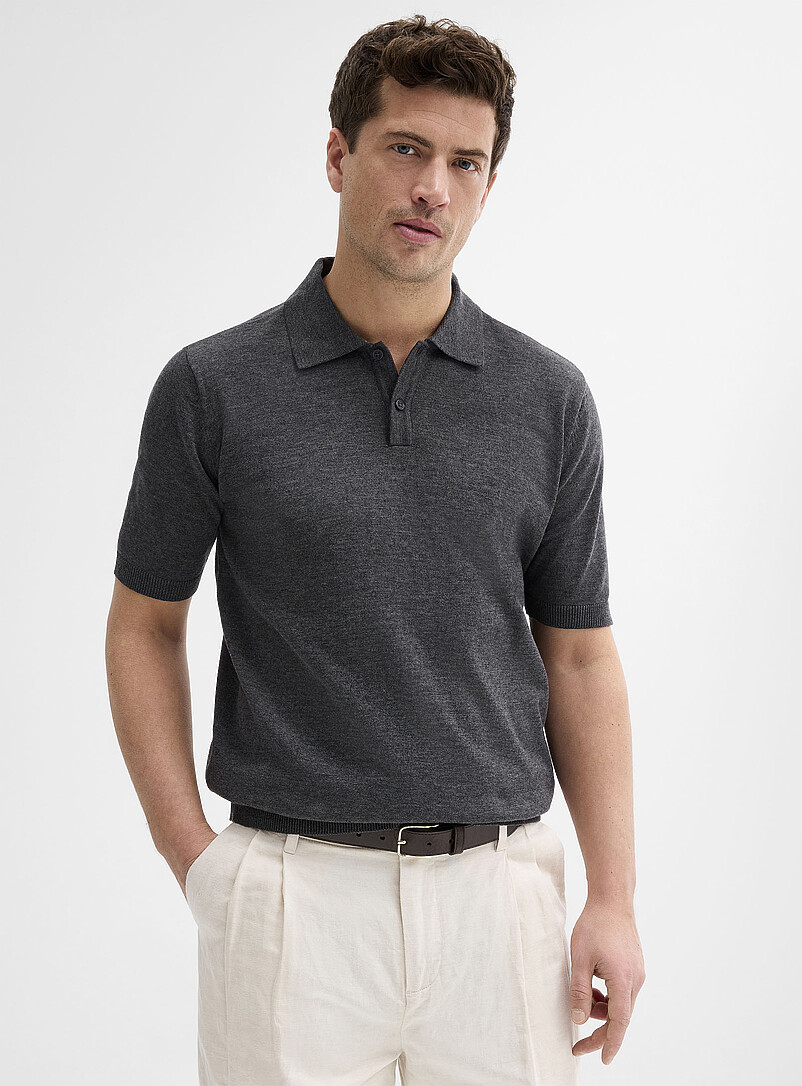 Organic Cotton Knit Polo