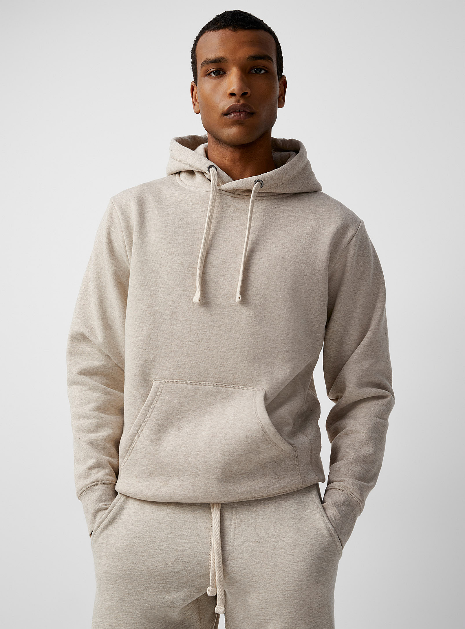 Le 31 Eco-friendly Minimalist Hoodie In Pearly