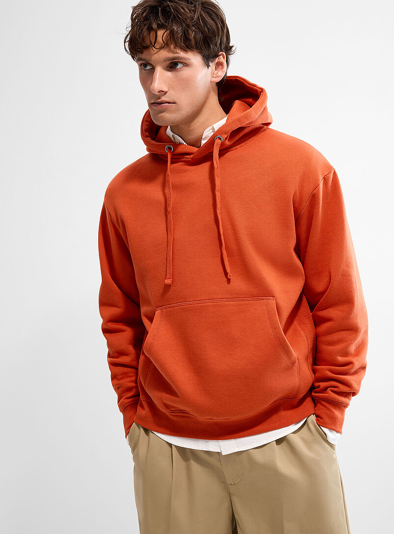 Brushed-Underside Hoodie