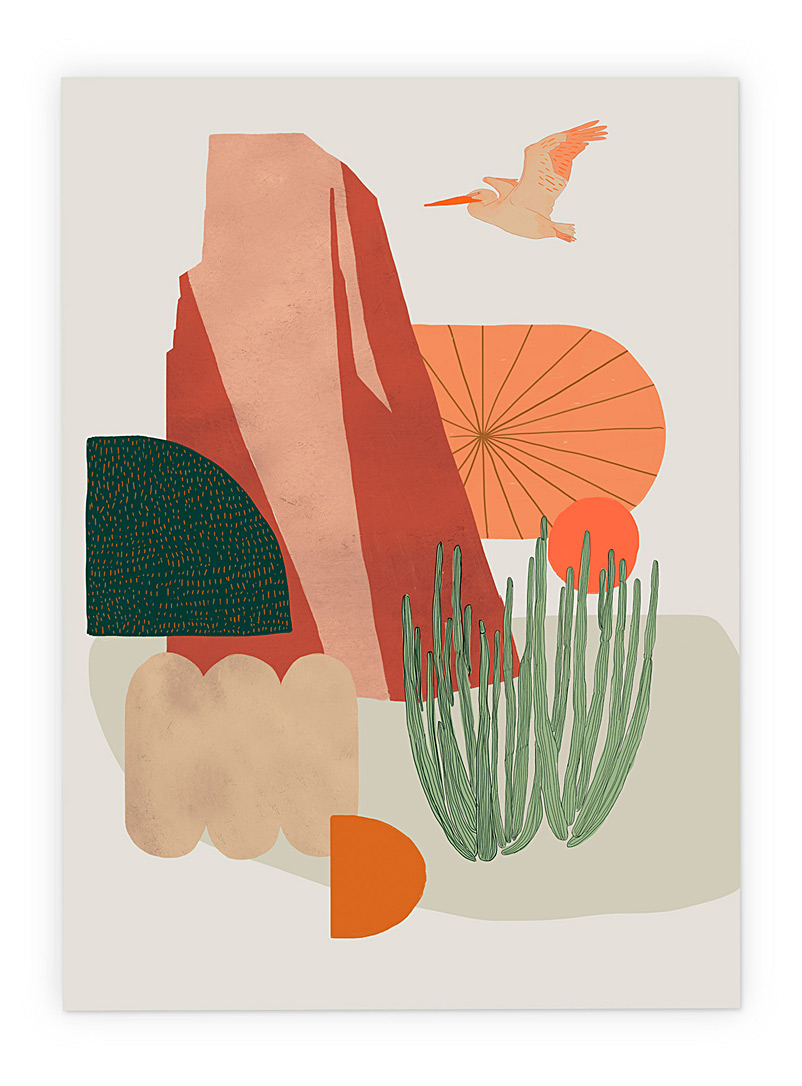 Baltic Club Orange California duo art print 2 sizes available