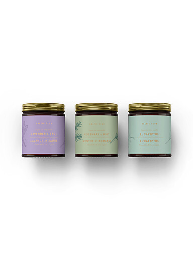 Scented soy candle box set