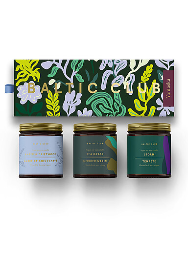 Yamaska scented candle box set Set of 3