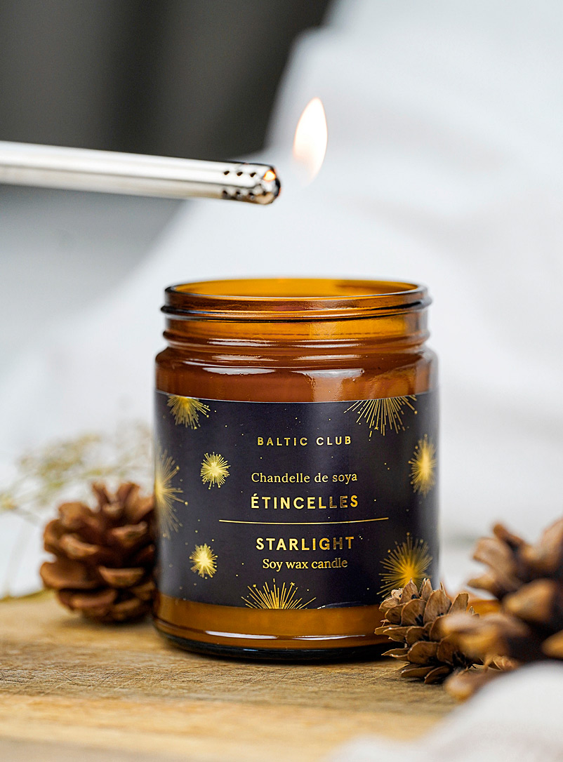 Baltic Club Assorted Crackling wick Starlight scented soy candle