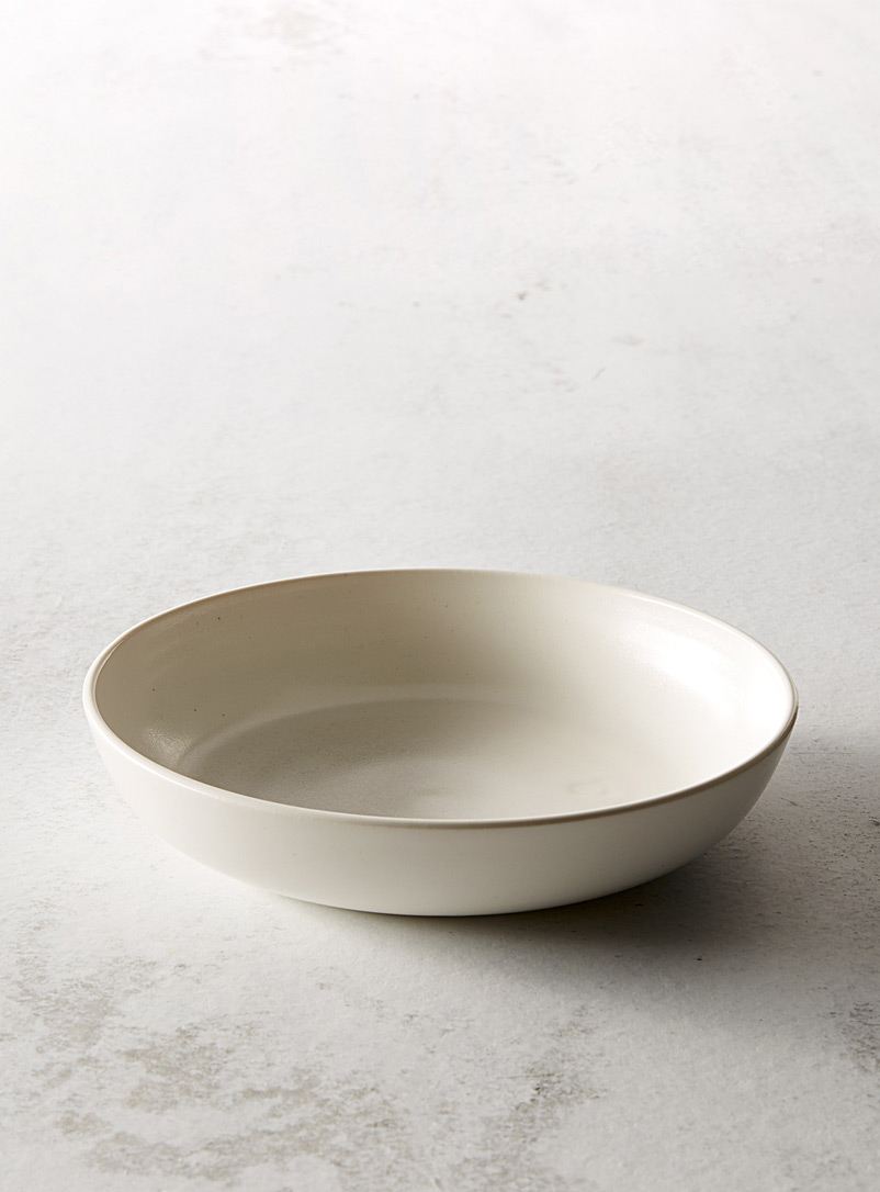 A + J Métissage Grey Ceramic dinner bowl