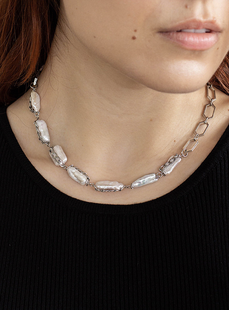 Anne-Marie Chagnon Silver Prague necklace
