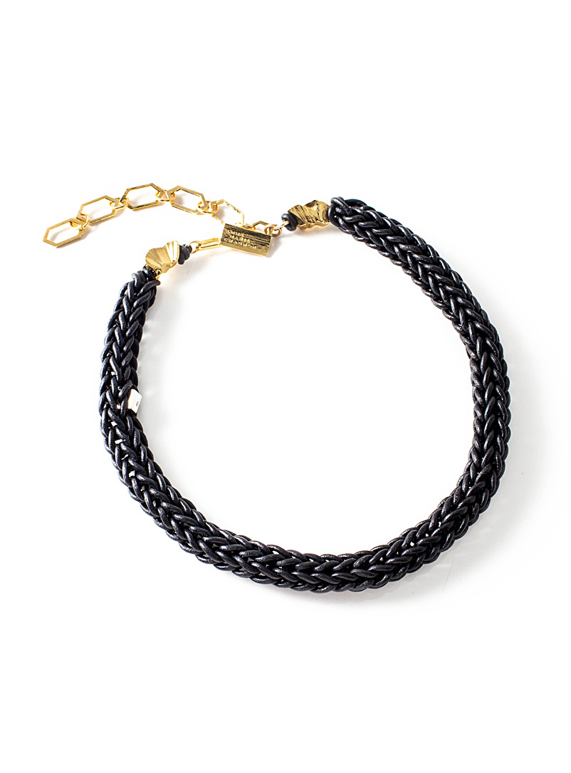 Anne-Marie Chagnon Black Rabat necklace