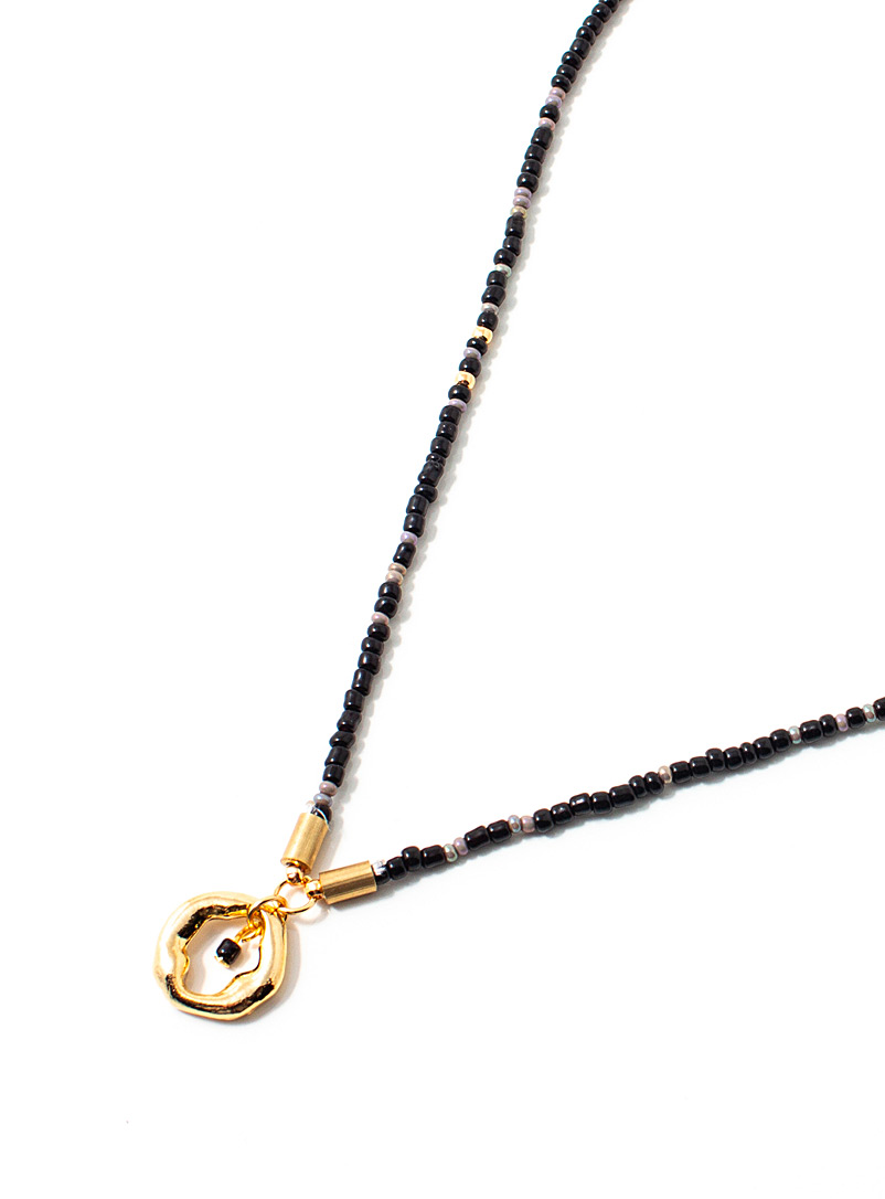 Anne-Marie Chagnon Black Cheroi necklace