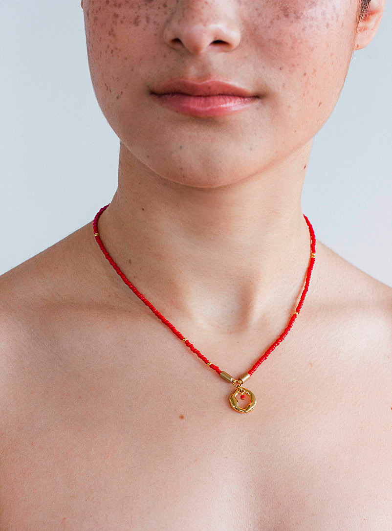 Anne-Marie Chagnon Red Cheroi necklace