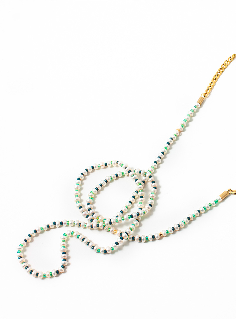 Anne-Marie Chagnon Assorted green  Lagui necklace