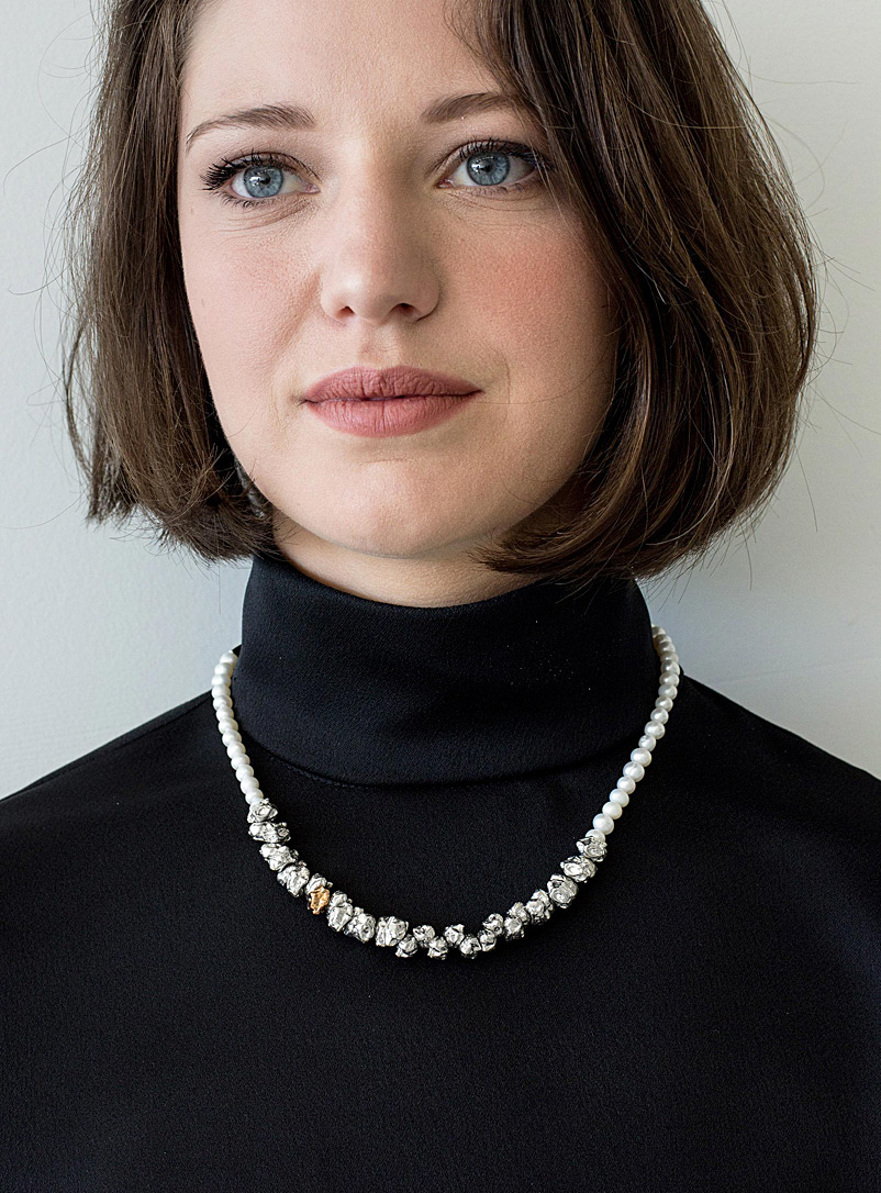Anne-Marie Chagnon: Le collier perles et pépites Kourtney Assorti