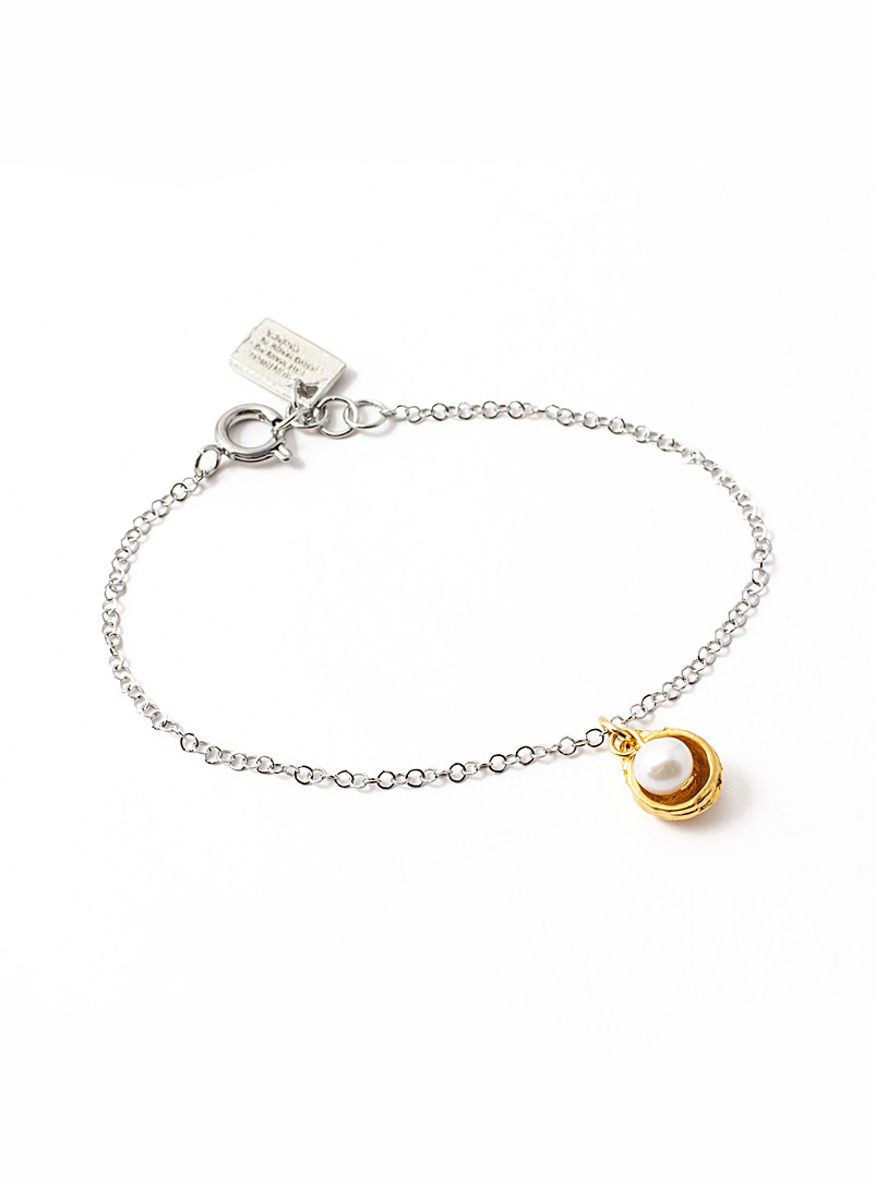 Anne-Marie Chagnon Assorted Blaise chain and pearl bracelet