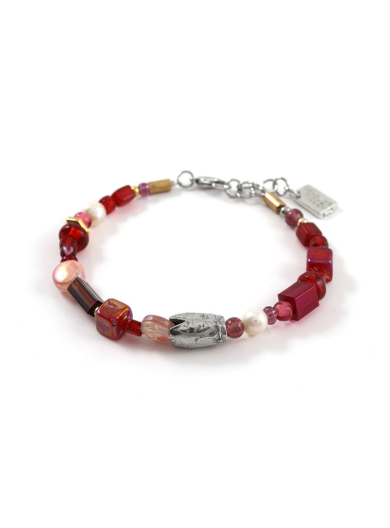 Anne-Marie Chagnon: Le bracelet billes color&eacute;es et perles Capella Assorti