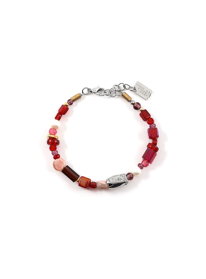 Anne-Marie Chagnon: Le bracelet billes color&eacute;es et perles Capella Assorti