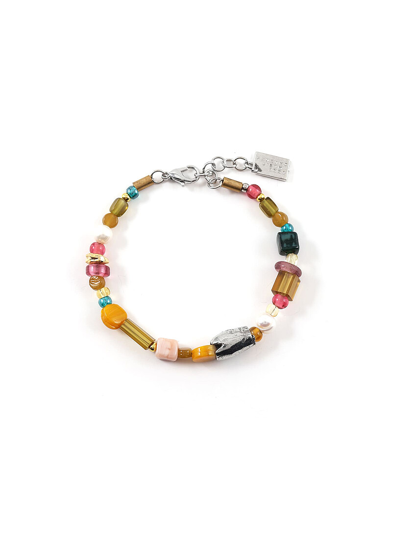 Anne-Marie Chagnon: Le bracelet billes color&eacute;es et perles Capella Assorti