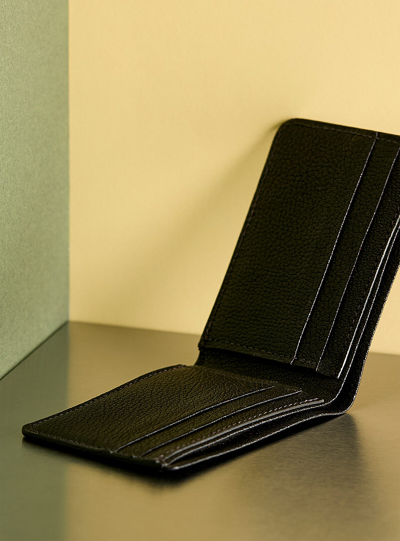 HOTELMOTEL Khaki/Sage/Olive Bifold leather wallet