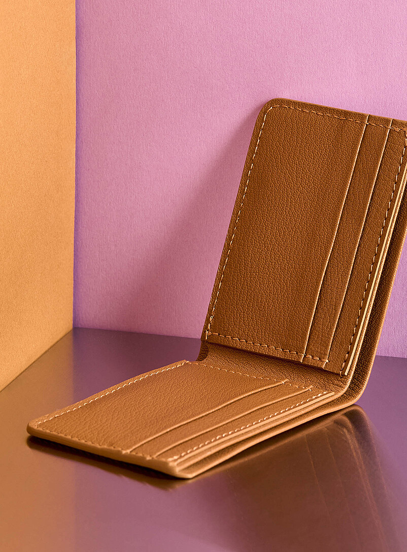 HOTELMOTEL Khaki/Sage/Olive Bifold leather wallet