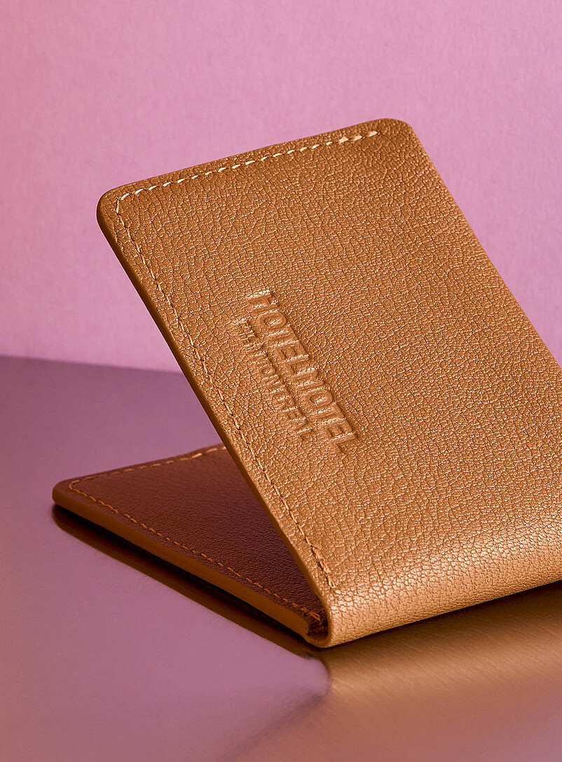 HOTELMOTEL Khaki/Sage/Olive Bifold leather wallet