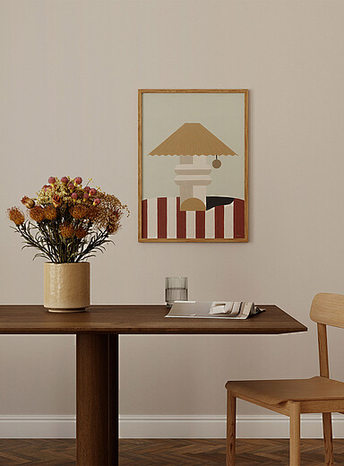 Doric lamp II art print