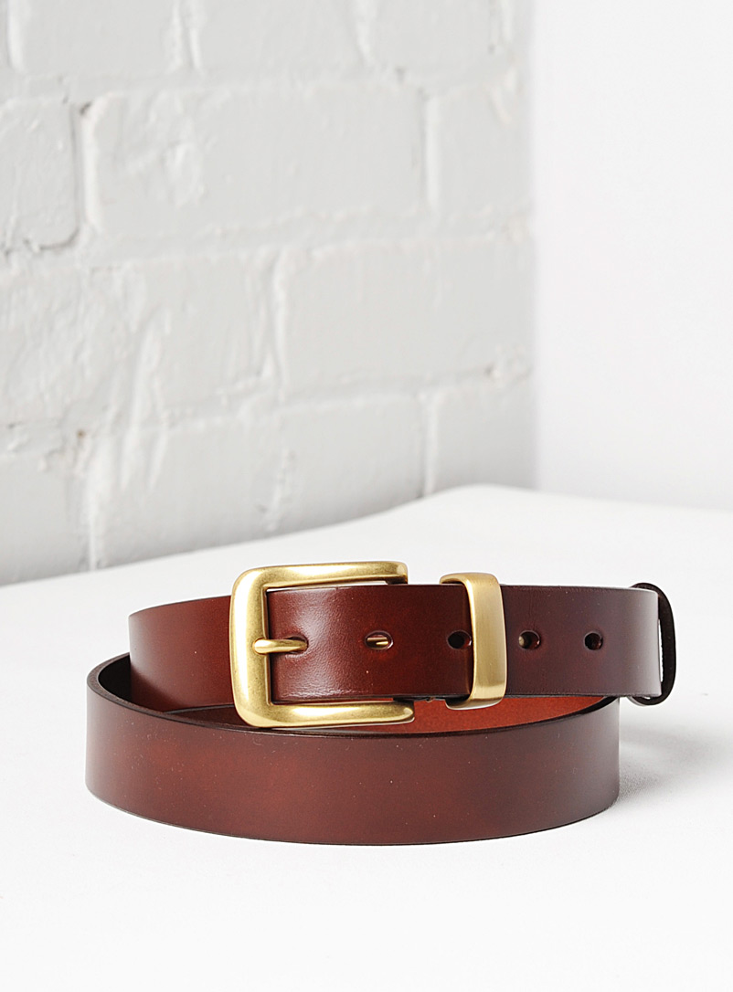 Uppdoo: La ceinture en cuir Veneto Brun