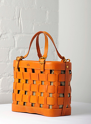 Uppdoo Chocolate/Espresso Venture basket tote