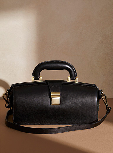 Uppdoo Light Brown Apex structured handbag