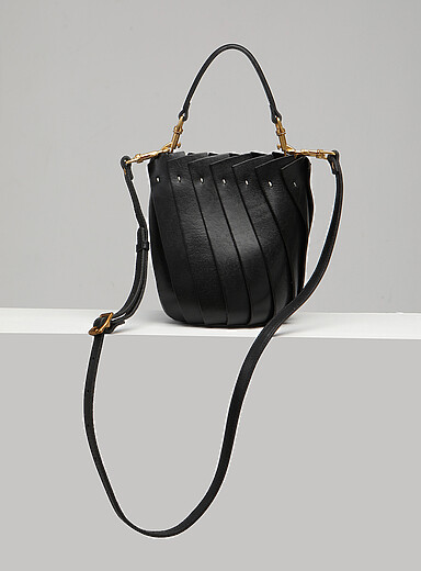Uppdoo Light Brown Bloom bucket bag