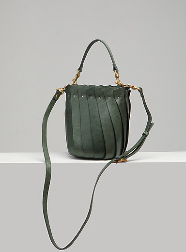 Uppdoo Light Brown Bloom bucket bag
