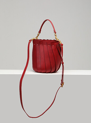Uppdoo Light Brown Bloom bucket bag