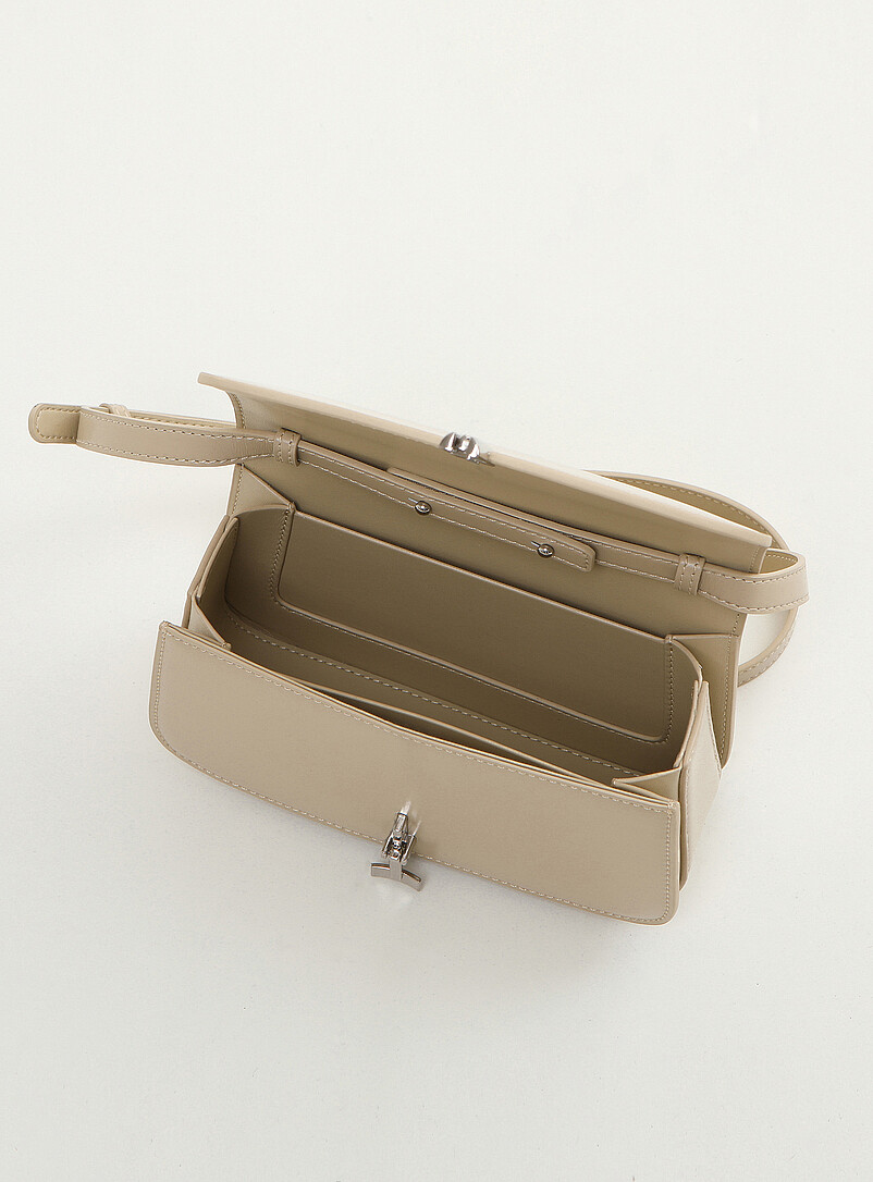 Uppdoo Ivory/Cream Beige Aura sling bag