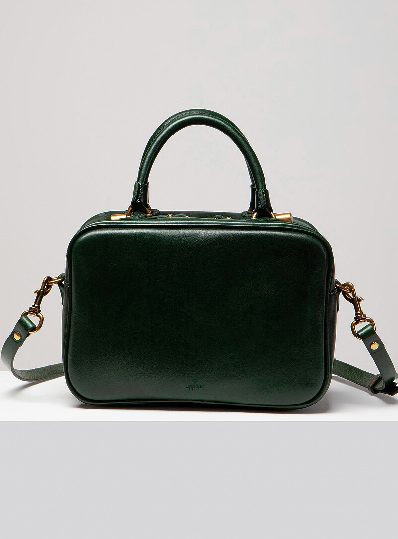 Uppdoo Brown Bento sleek leather bag