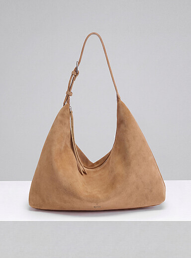 Sloan suede shoulder bag