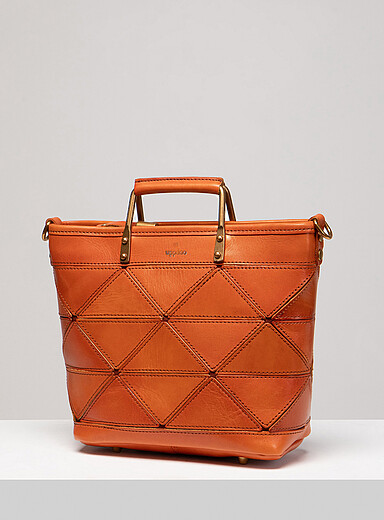 Uppdoo Ochre Yellow Origami small tote