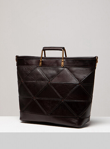 Uppdoo Brown Origami large tote