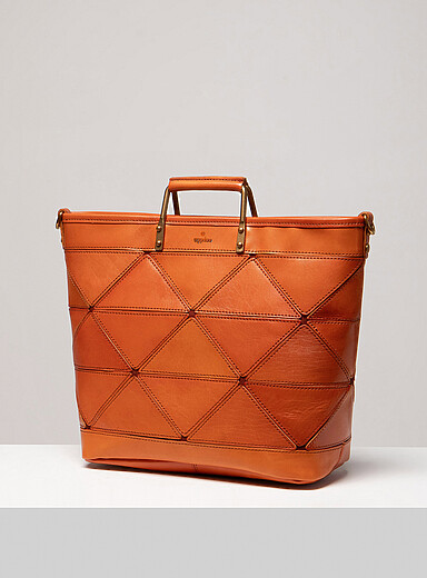 Uppdoo Brown Origami large tote
