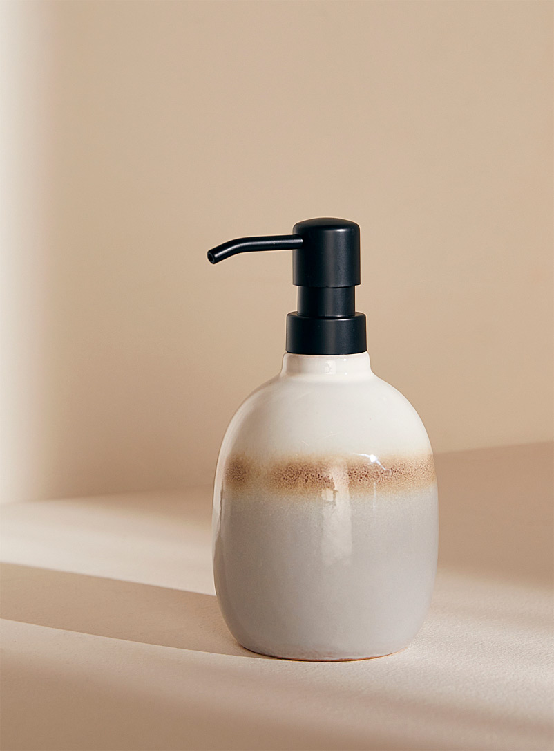 Simons Maison Ivory/Cream Beige Antique charm soap pump