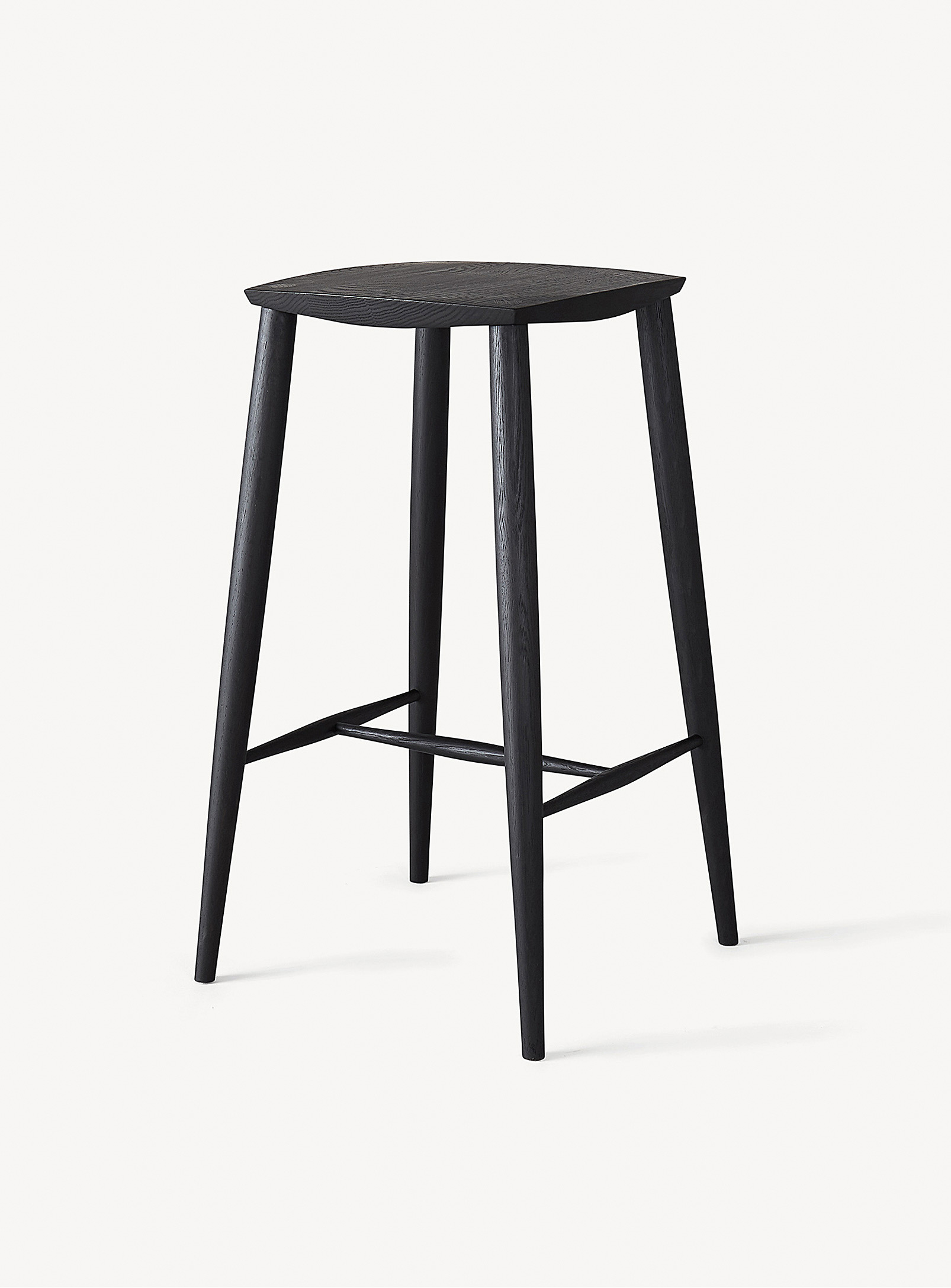 Coolican & Company Palmerston Stool In Black