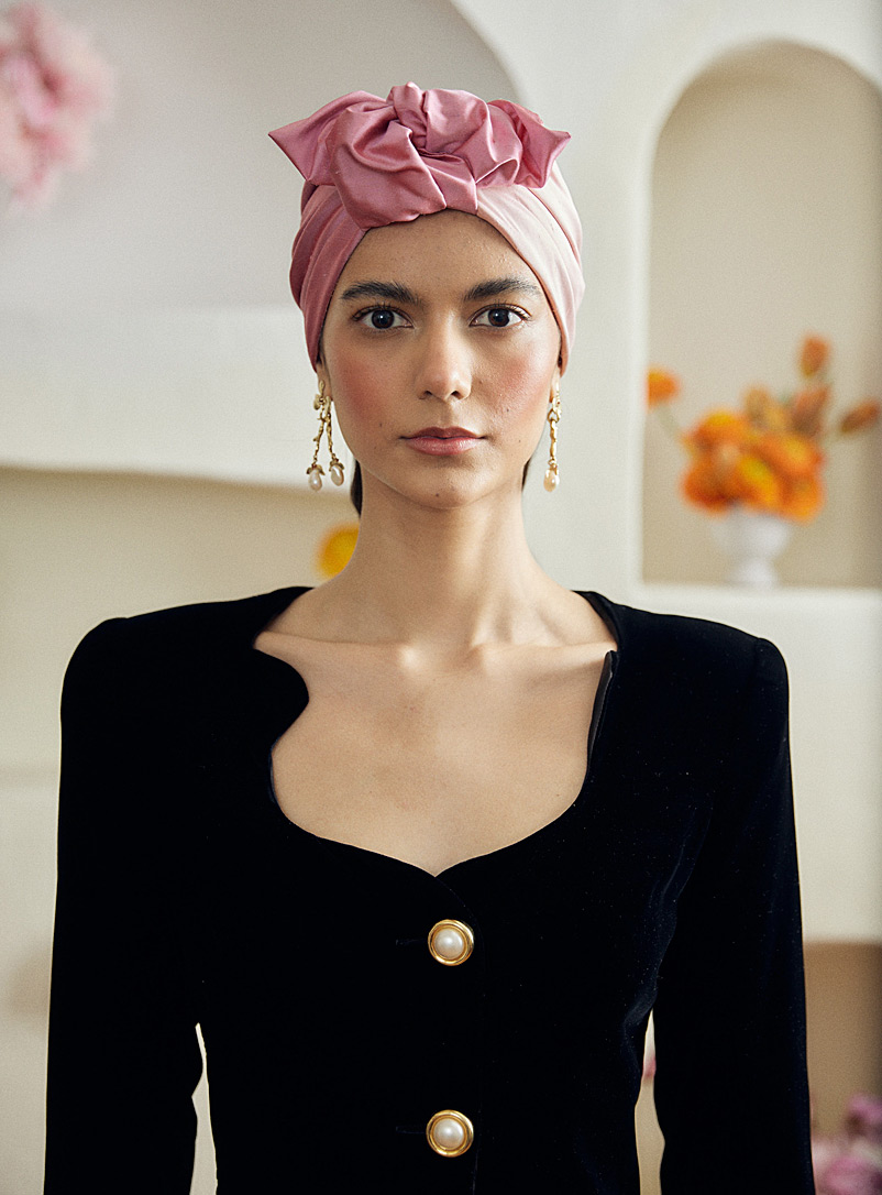 Heirloom Hats Pink Parelli silk turban hat See available sizes