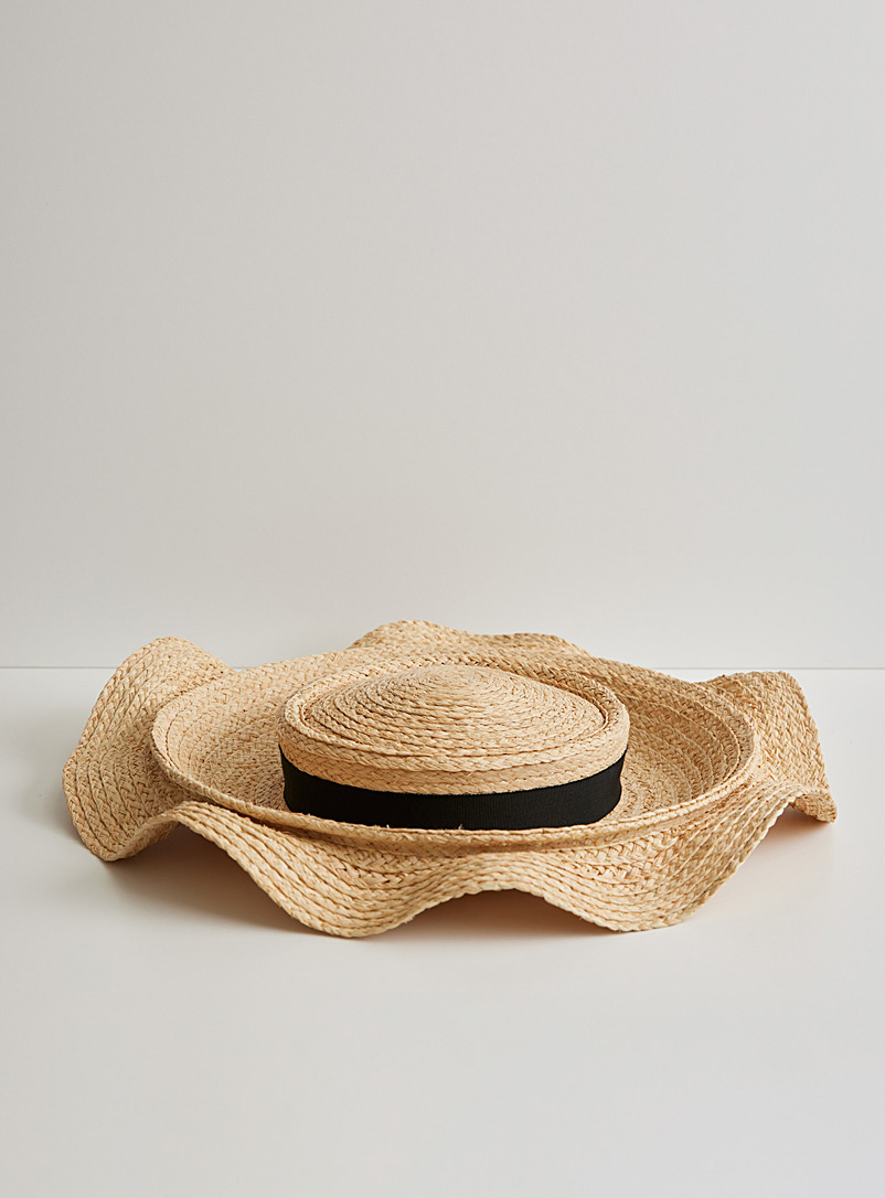 Heirloom: Le chapeau de paille Dailily Beige crème