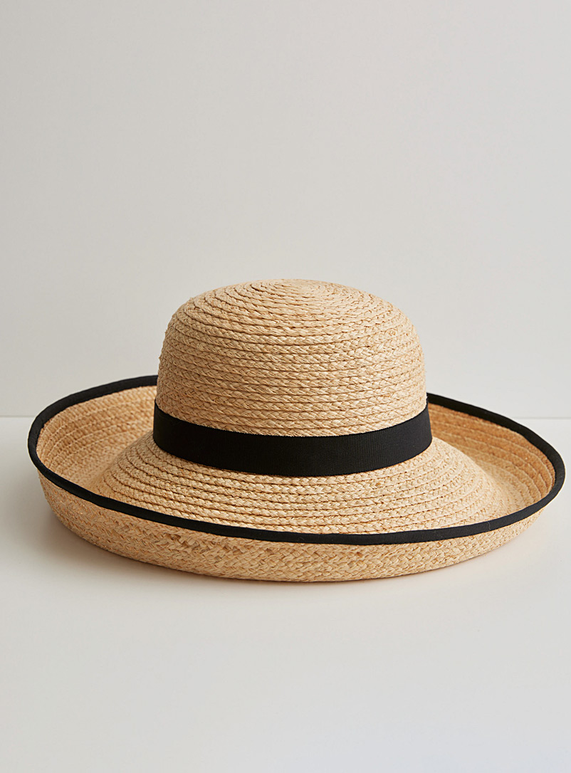Heirloom Hats: Le chapeau de paille Poppy Voir nos formats offerts Beige crème