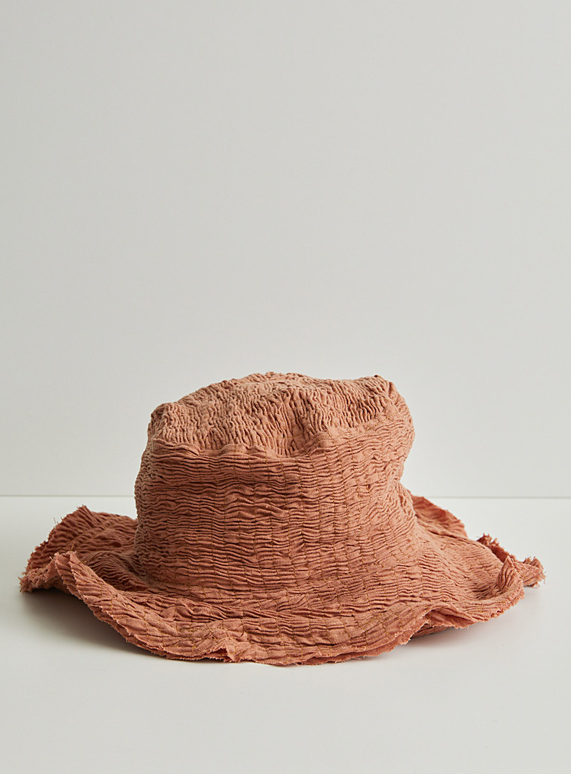 Heirloom Hats: Le chapeau pur lin Not in a Ruche Voir nos formats offerts Cuivre rouille
