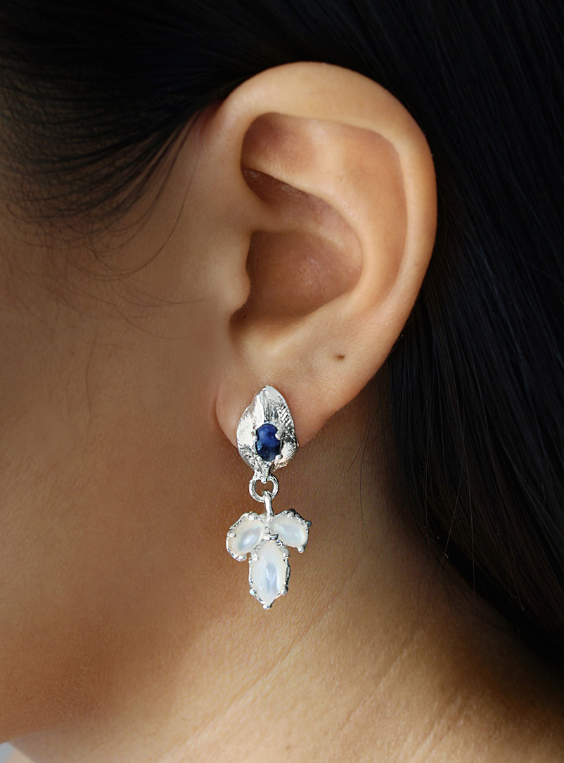 ORA-C Blue Eat My Berries earrings for women