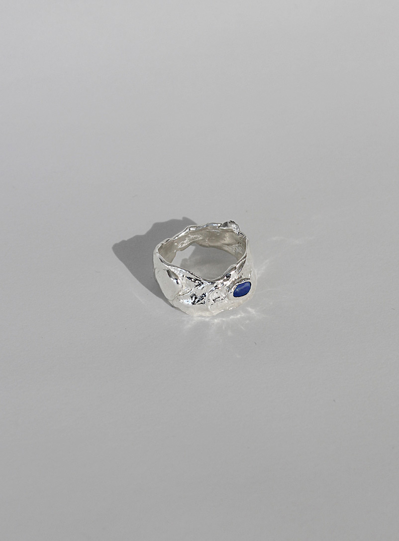 ORA-C Blue Nebula ring for women