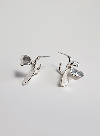 ORA-C: Les boucles d'oreilles en argent sterling Germinati Argent