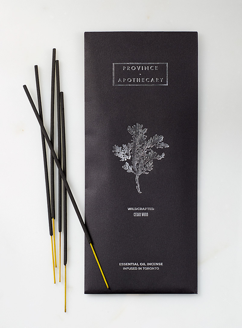 Province Apothecary: L'encens à l'huile essentielle de cèdre Ensemble de 2 enveloppes Assorti
